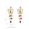 Butterfly Wings Earring Plating with Gold (SH-E0157)